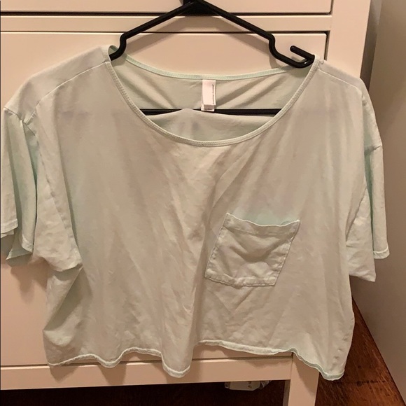 Turquoise American Apparel crop top - Picture 1 of 3
